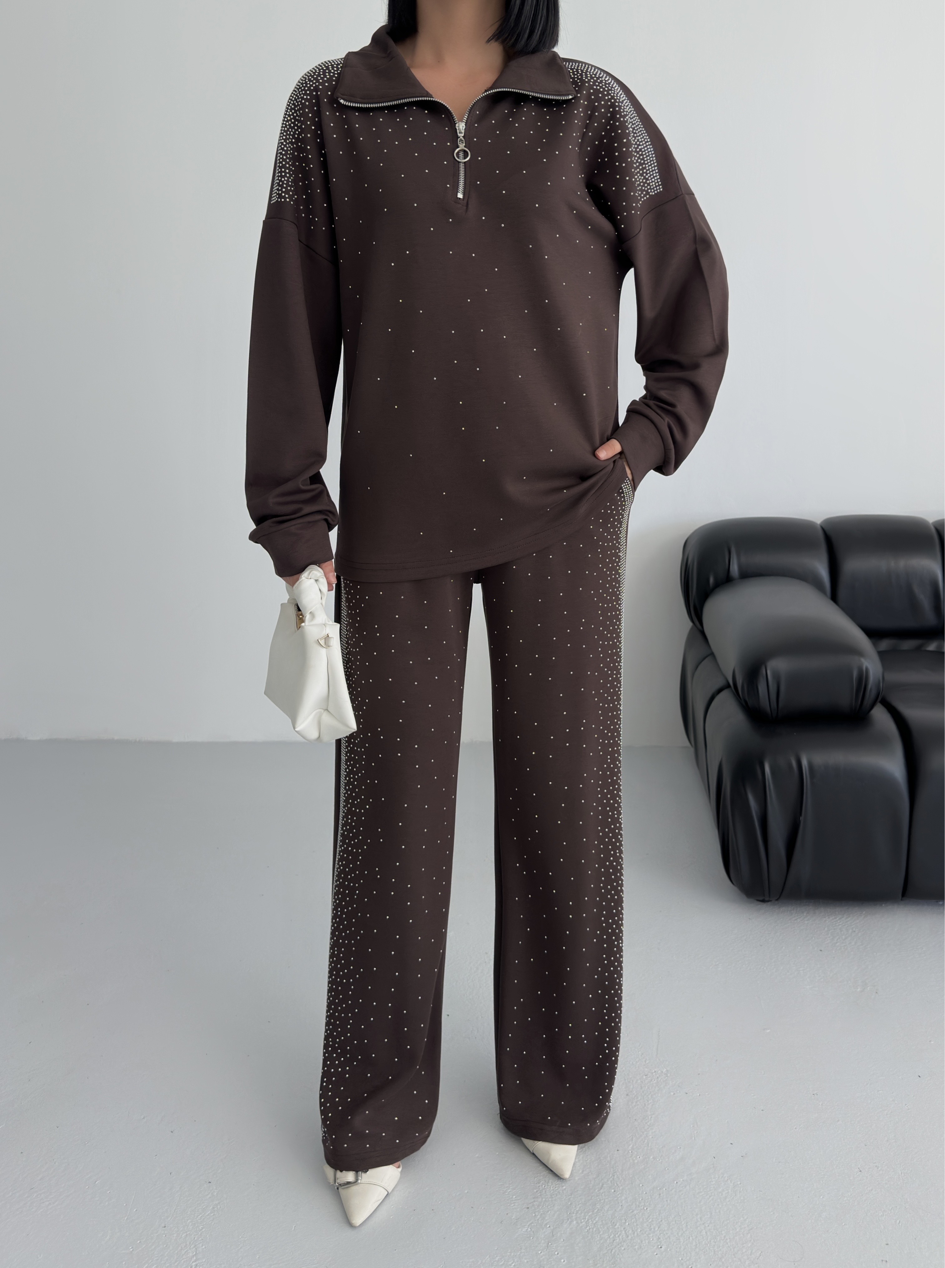 Ultra Premium Soft Touch Taşlı Takım ek resim